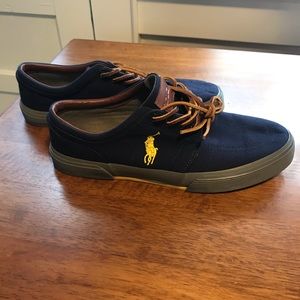 Men’s Polo Ralph Lauren canvas shoes